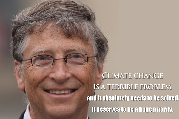 Climate change is a terrible problem and it absolutely needs to be solved. It deserves to be a huge priority.