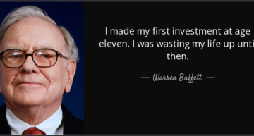 I made my first investment at age eleven. I was wasting my life up until then.